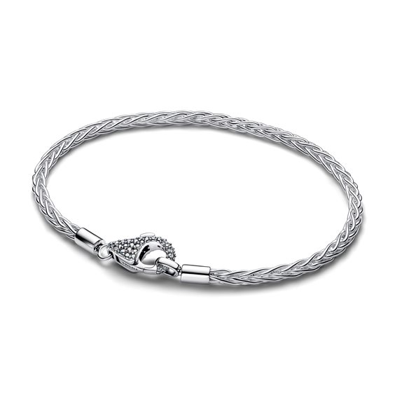 Bracciale Pandora Donna Charm Holders in Argento Cubic Zirconia 594462C01-17 - 594462C01-17